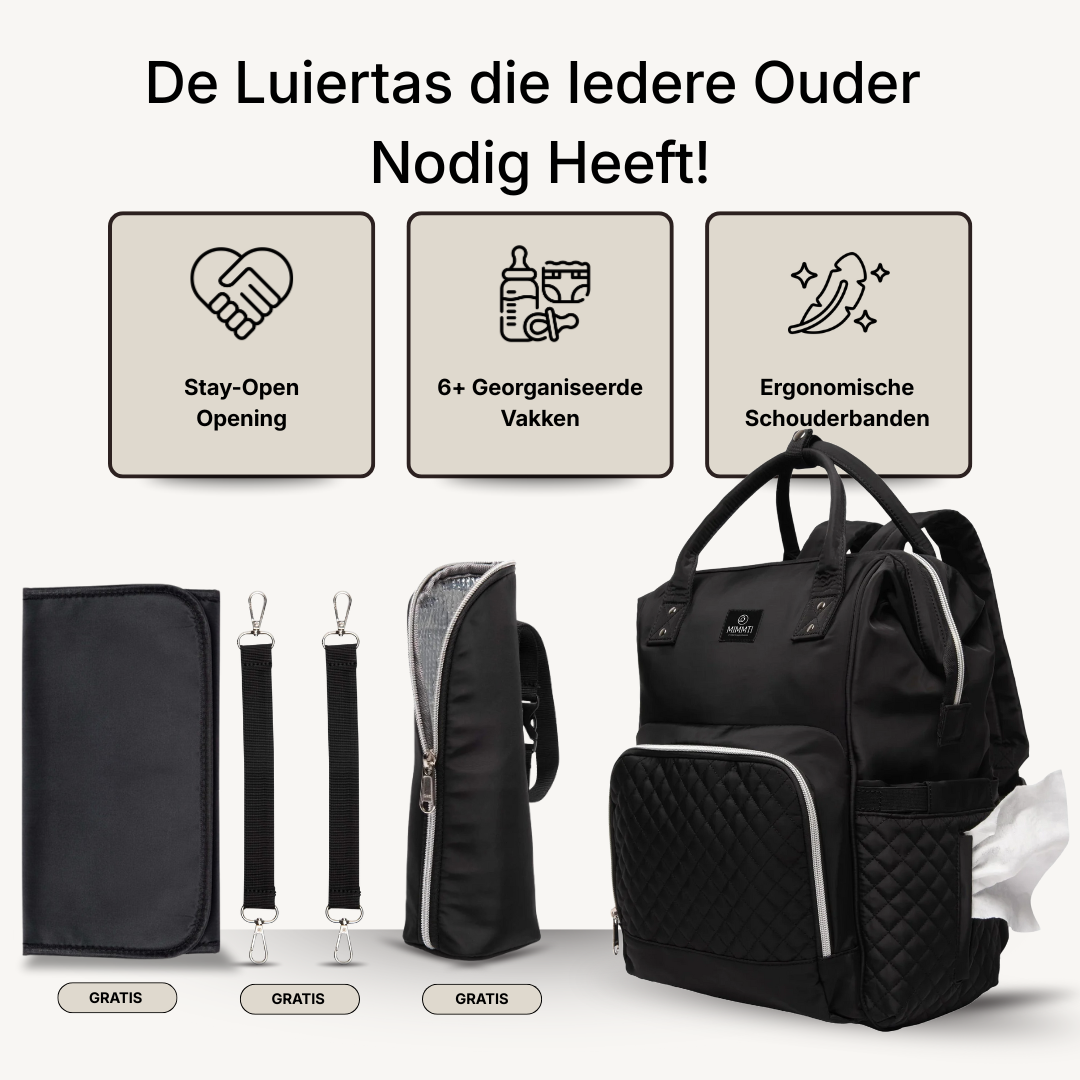 MIMMTI® 2.0 Leder-Wickeltasche, Familientasche, Reisetasche