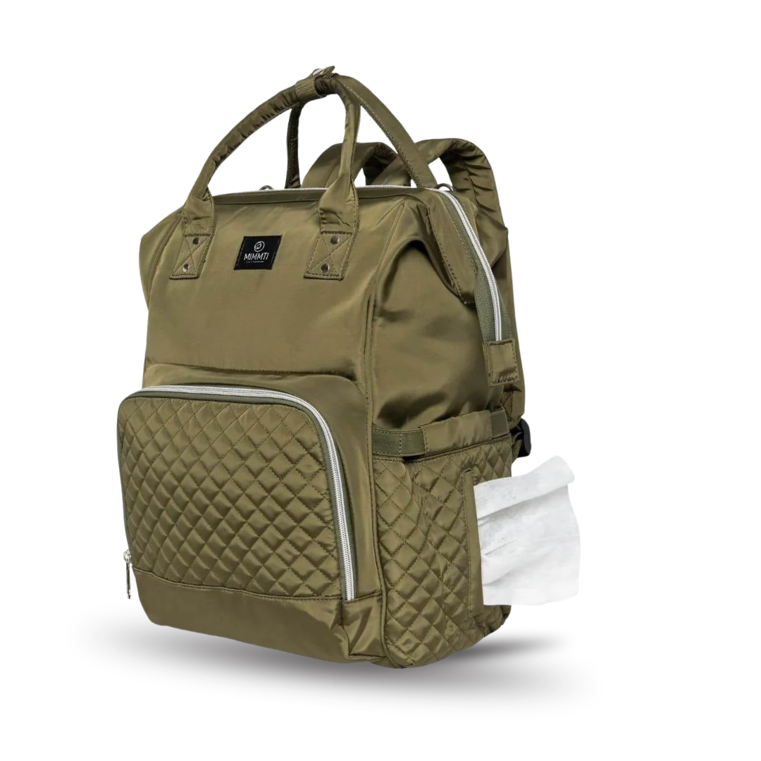 MIMMTI® 2.0 Leder-Wickeltasche, Familientasche, Reisetasche