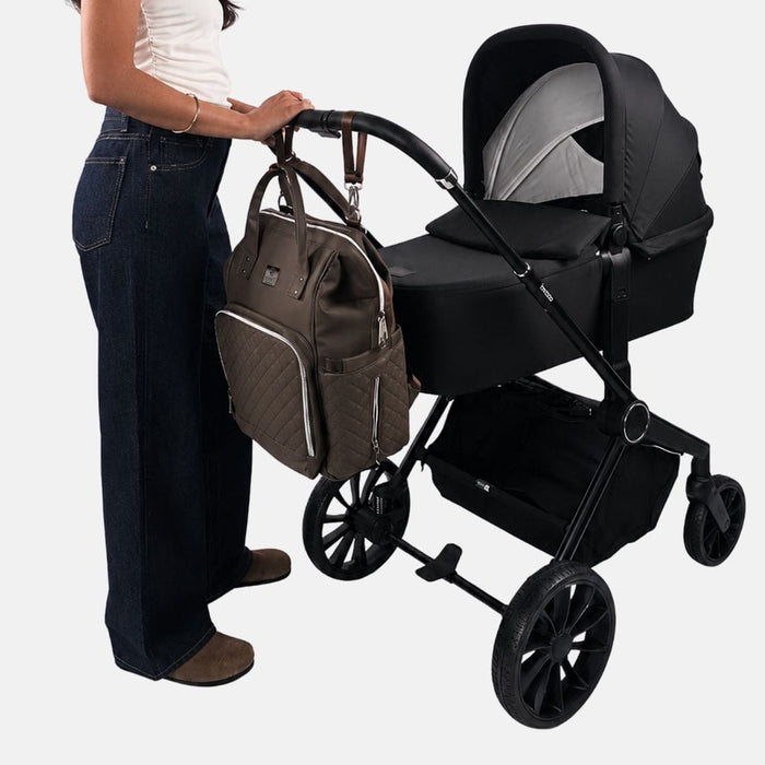Mee met de kinderwagen