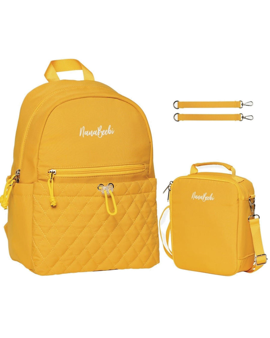 Kids Bag kinderrugzak outlet (oud NanaBeebi-logo) Okergeel