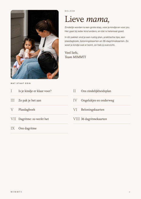 MIMMTI Zindelijk & Dagritme pakket pagina 2