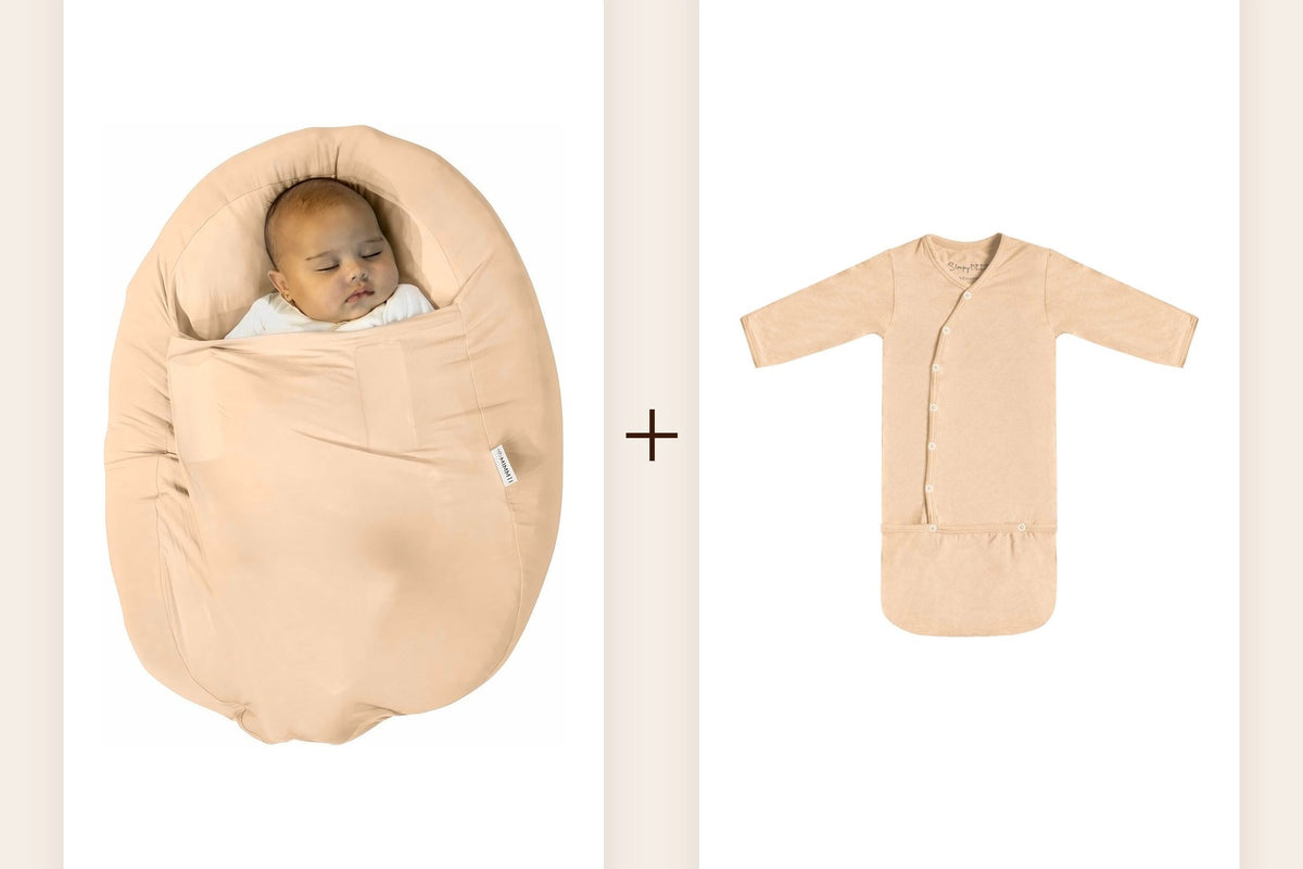 Kraamcadeau voor een meisje: MIMMTI Rustpakket met Sleepynest en SleepyBeebi