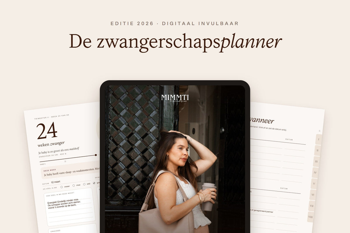 Zwangerschapsplanner: het MIMMTI zwangerschapsdagboek en planner