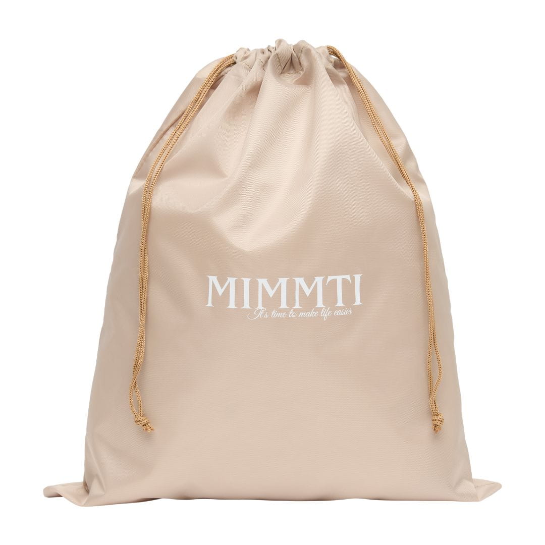 MIMMTI Wash & Go Bag opbergzakje met trekkoord voor vieze babyspullen in de luiertas