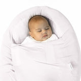 Dutjes onderweg: baby slaapt rustig in de MIMMTI Sleepynest