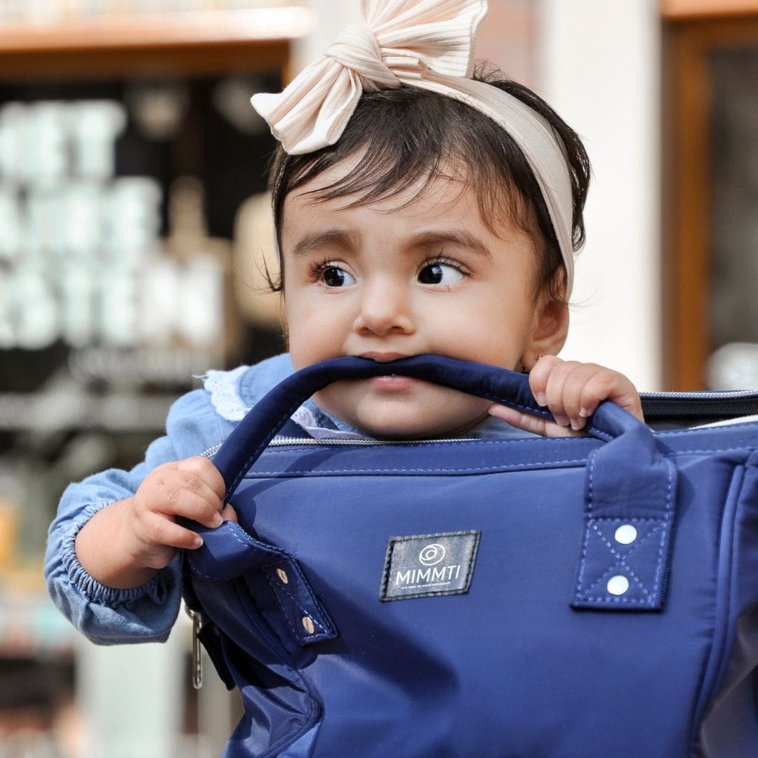 Verzorgingstas blauw | NanaBeebi