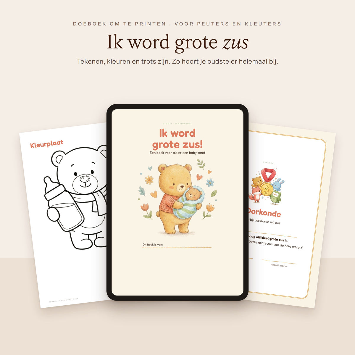MIMMTI Ik word grote zus / grote broer - grote zus
