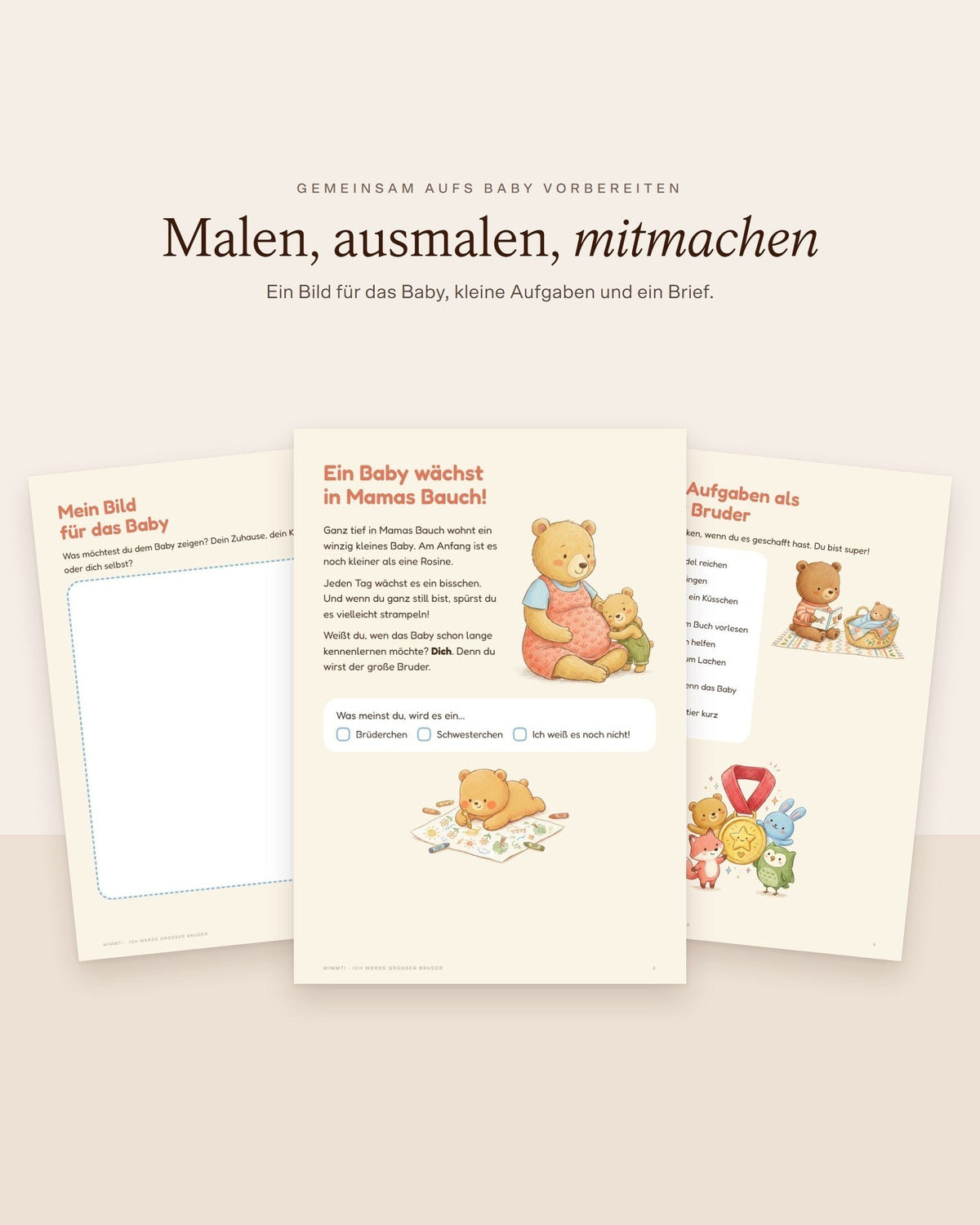MIMMTI Ich werde große Schwester / großer Bruder