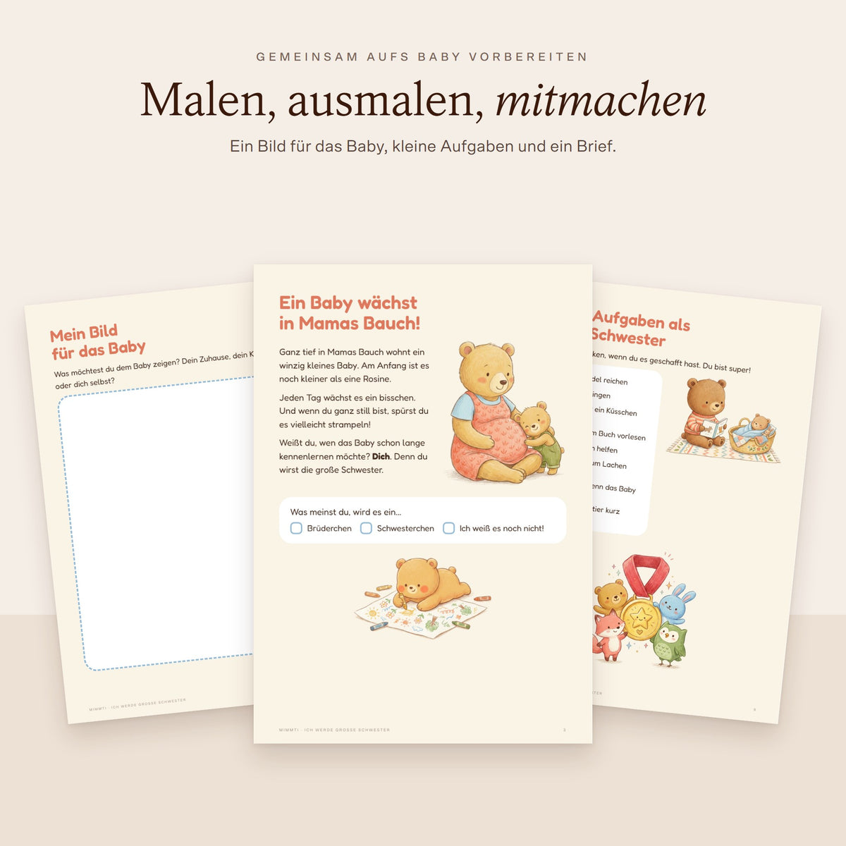 MIMMTI Ich werde große Schwester / großer Bruder