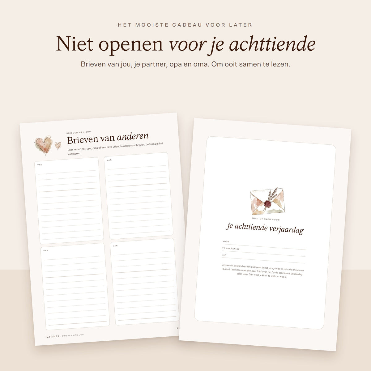 MIMMTI Brieven aan jou - envelop
