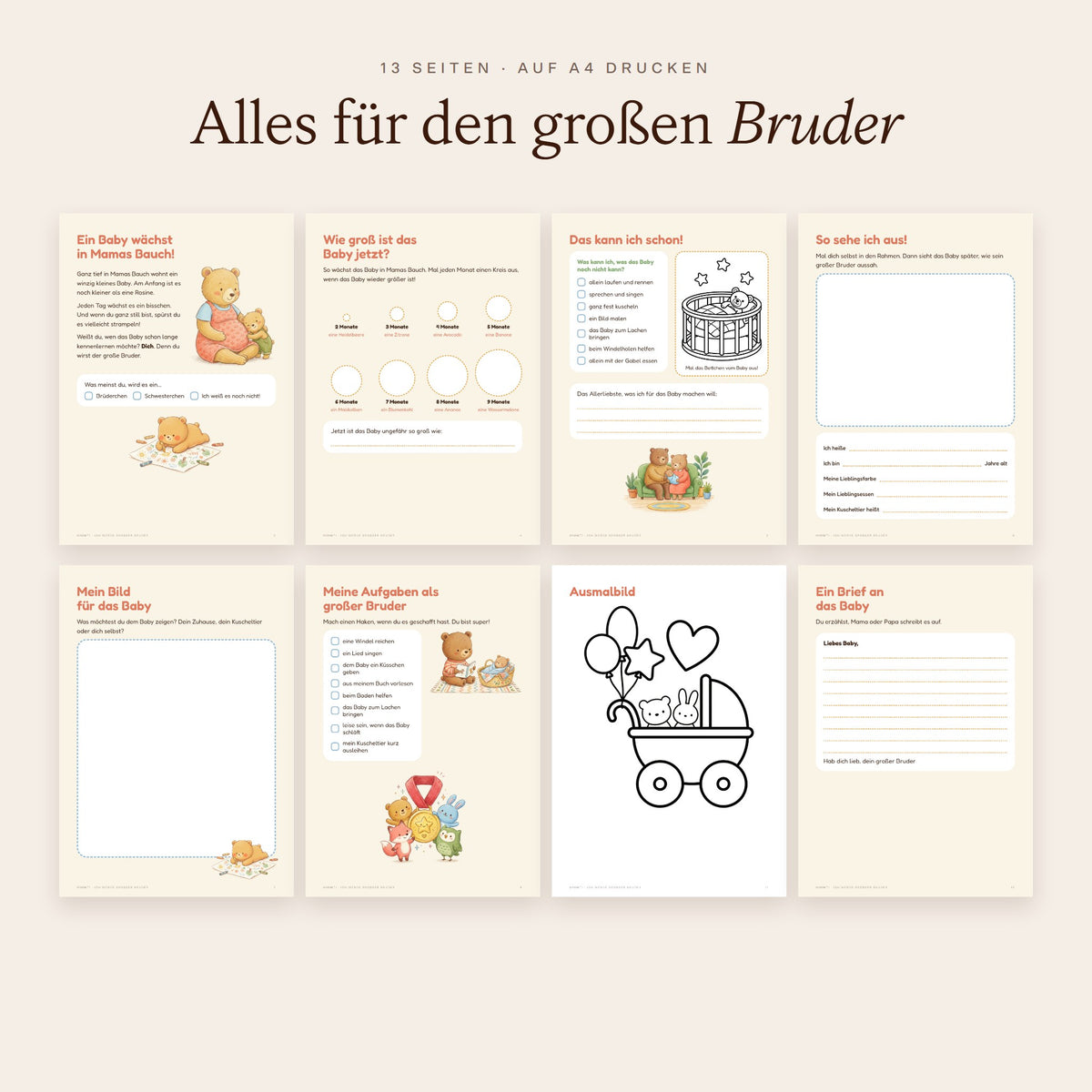 MIMMTI Ich werde große Schwester / großer Bruder