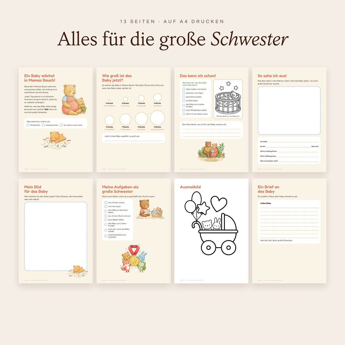 MIMMTI Ich werde große Schwester / großer Bruder