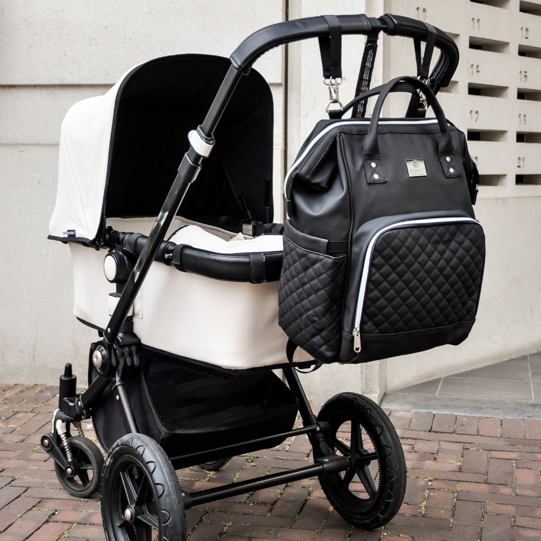 MIMMTI® 2.0 Leder-Wickeltasche, Familientasche, Reisetasche