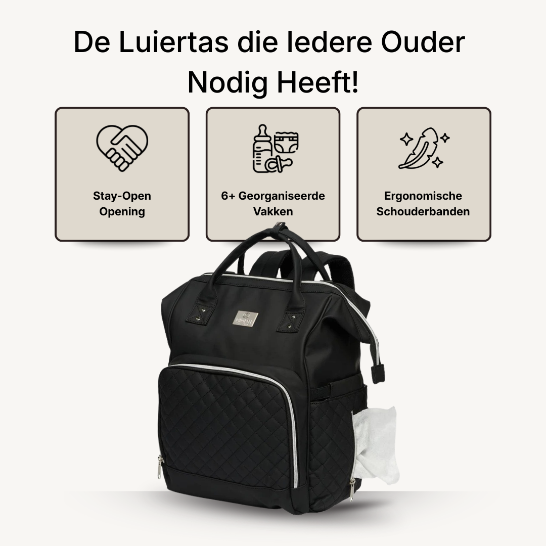Kopie - MIMMTI® 2.0 Leren Luiertas