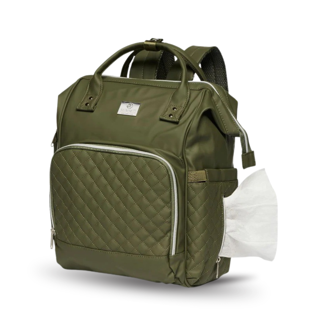 Mimmti NanaBeebi® 2.0 Leather Diaper Bag