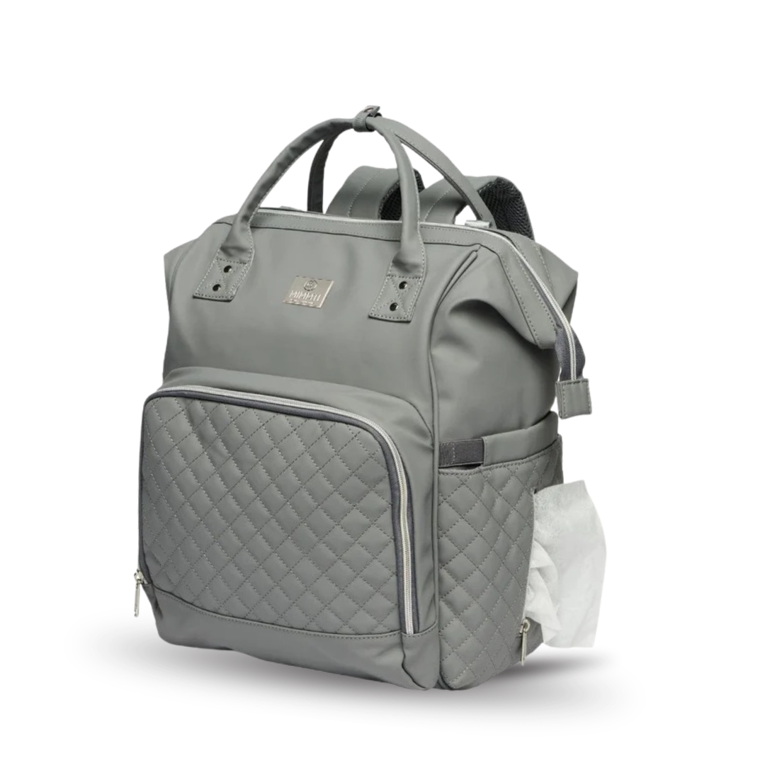 Mimmti NanaBeebi® 2.0 Leather Diaper Bag