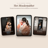 MIMMTI Moederpakket digitaal: zwangerschapsplanner, babyboek en Bevalpakket op tablets