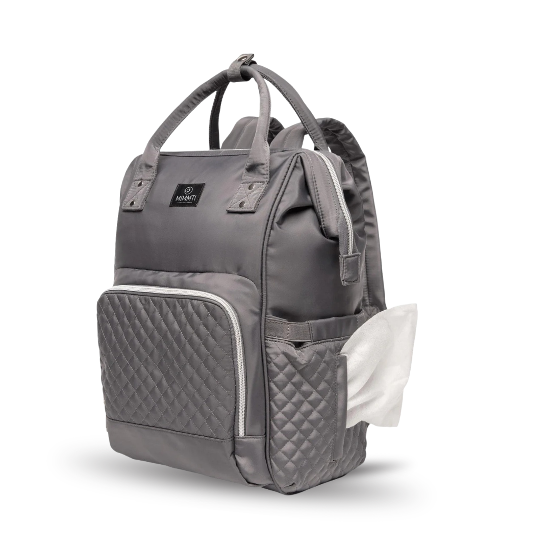 MIMMTI® 2.0 Leder-Wickeltasche, Familientasche, Reisetasche