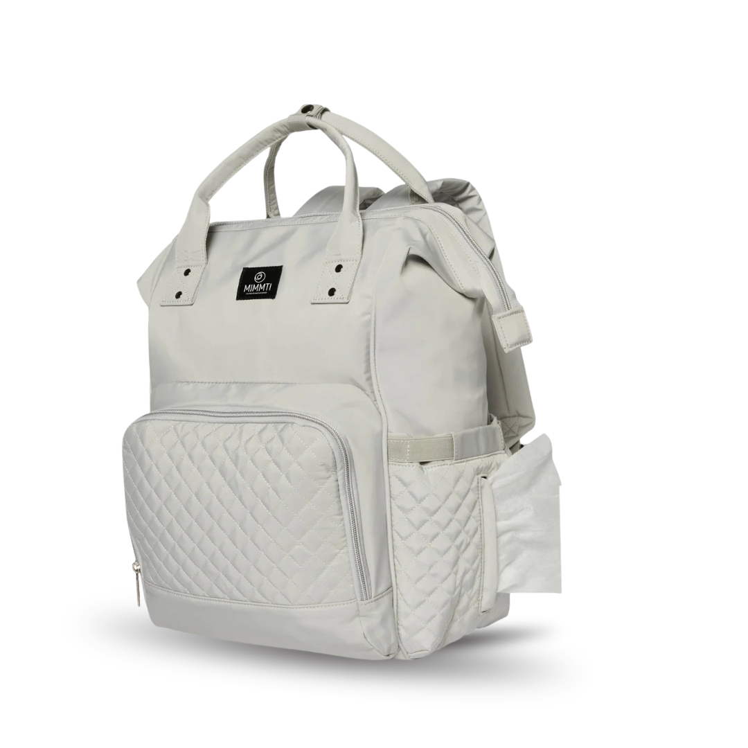 MIMMTI® 2.0 Leder-Wickeltasche, Familientasche, Reisetasche