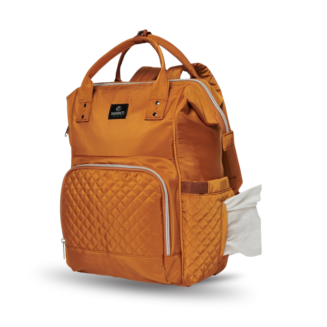 MIMMTI® 2.0 Leder-Wickeltasche, Familientasche, Reisetasche