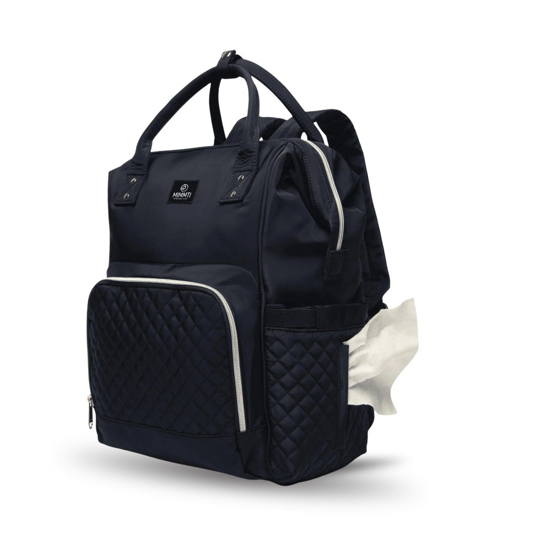 MIMMTI® 2.0 Leder-Wickeltasche, Familientasche, Reisetasche