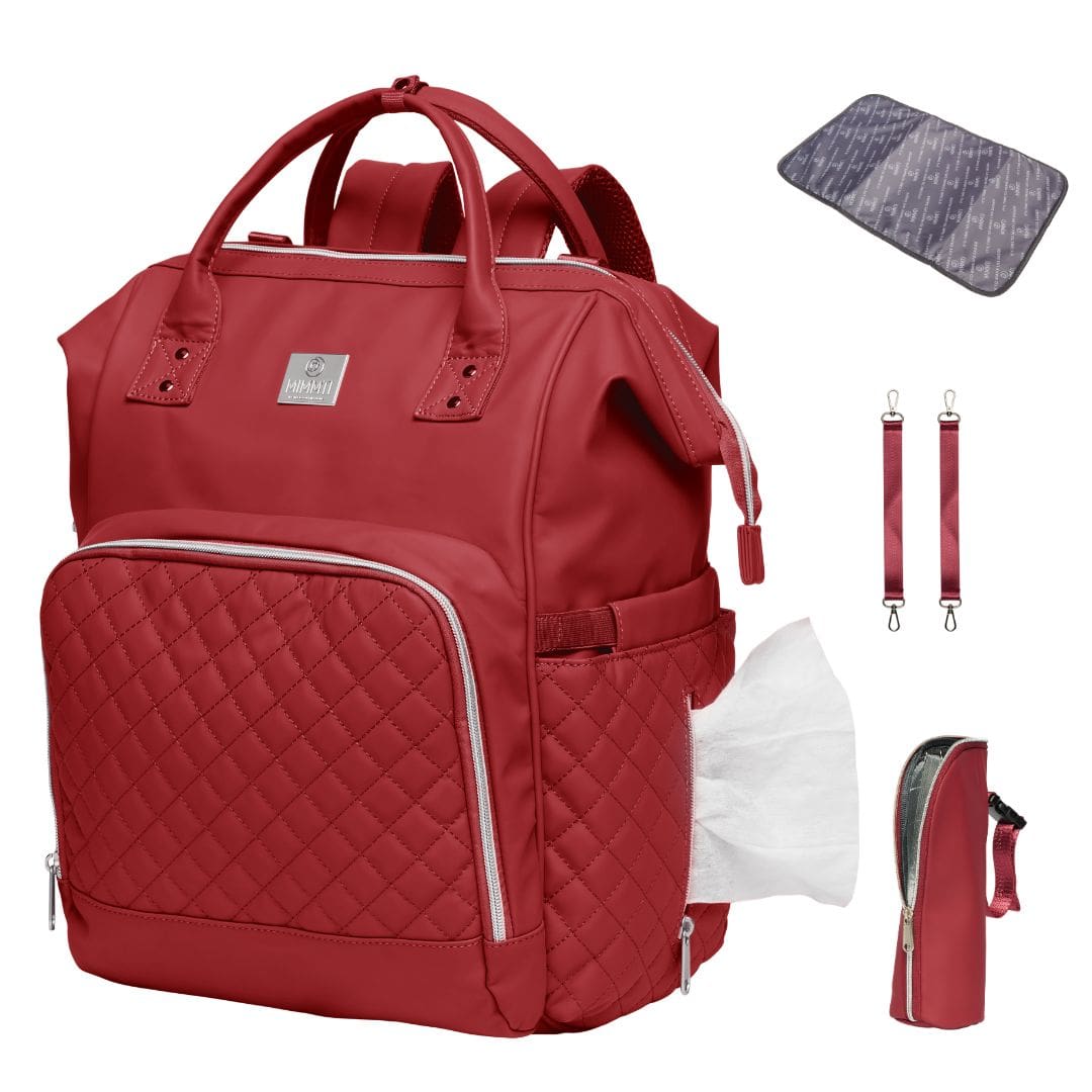 Mimmti NanaBeebi® 2.0 Leather Diaper Bag
