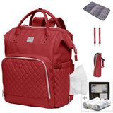 Mimmti 2.0 Leather Diaper Bag Bundle | + 3-Pack hydrophilic cloths Marble