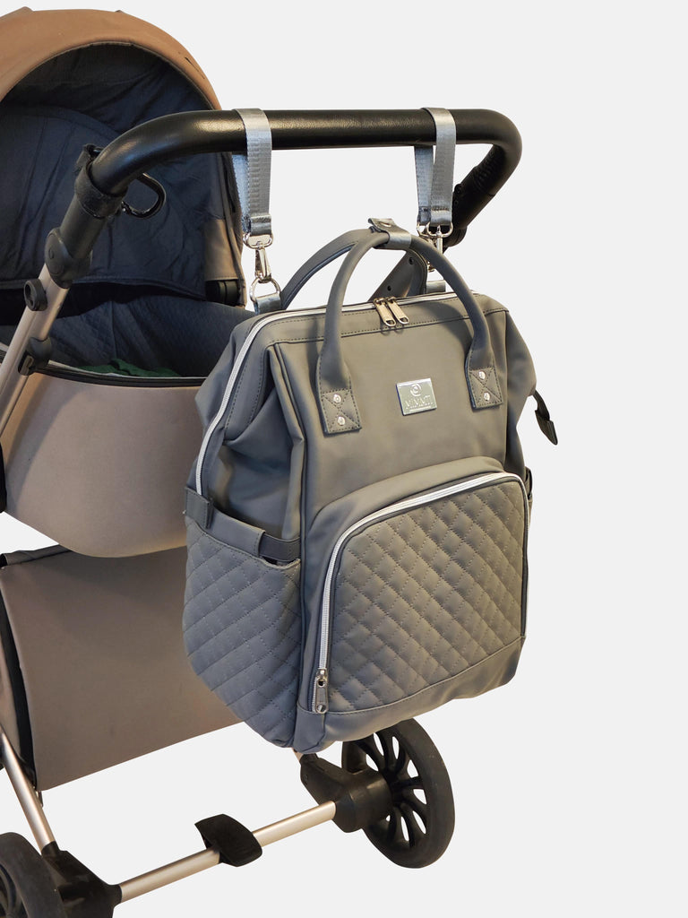 MIMMTI® 2.0 Leren Luiertas, Gezinstas, Reistas