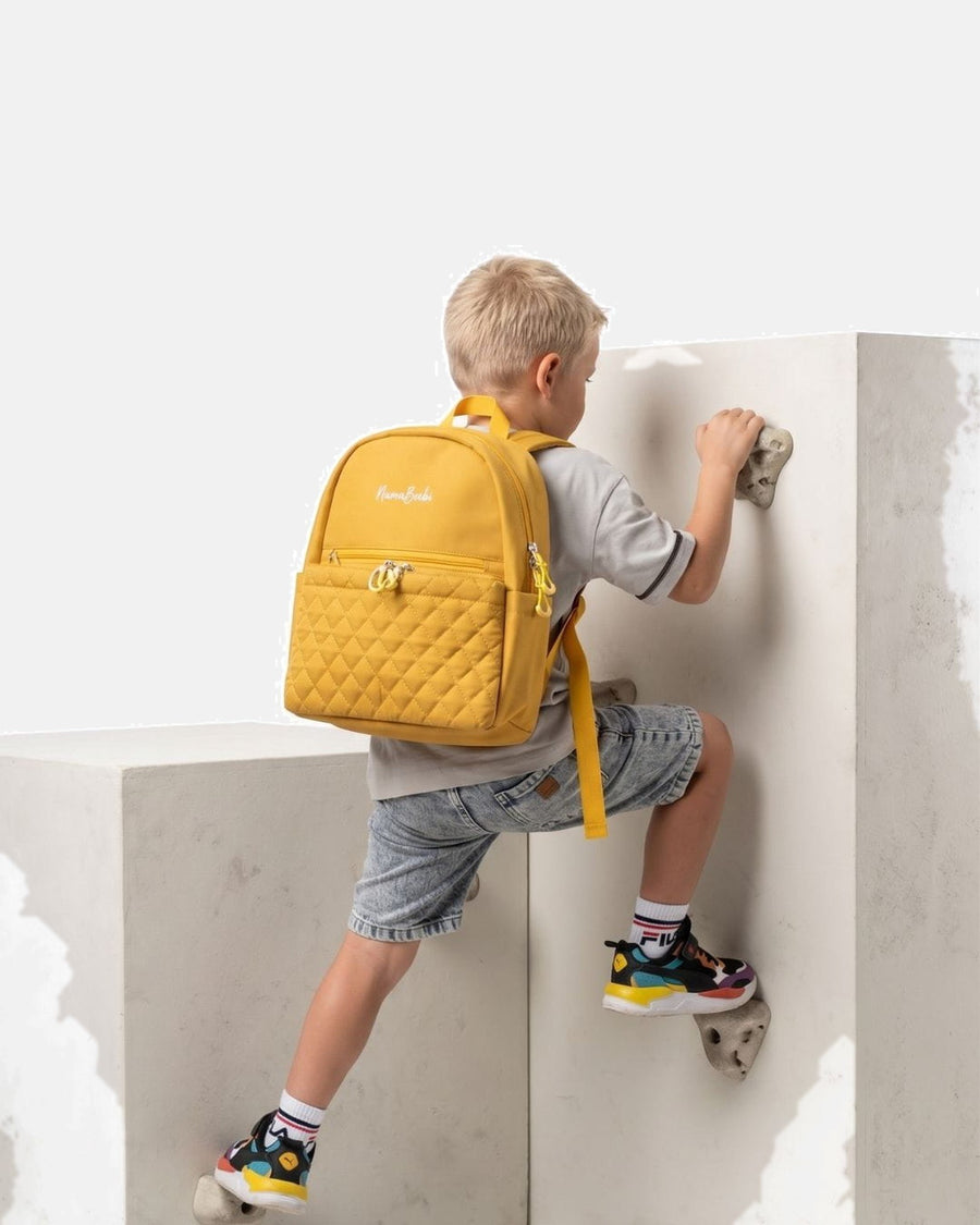 Kids Bag kinderrugzak outlet (oud NanaBeebi-logo) Okergeel
