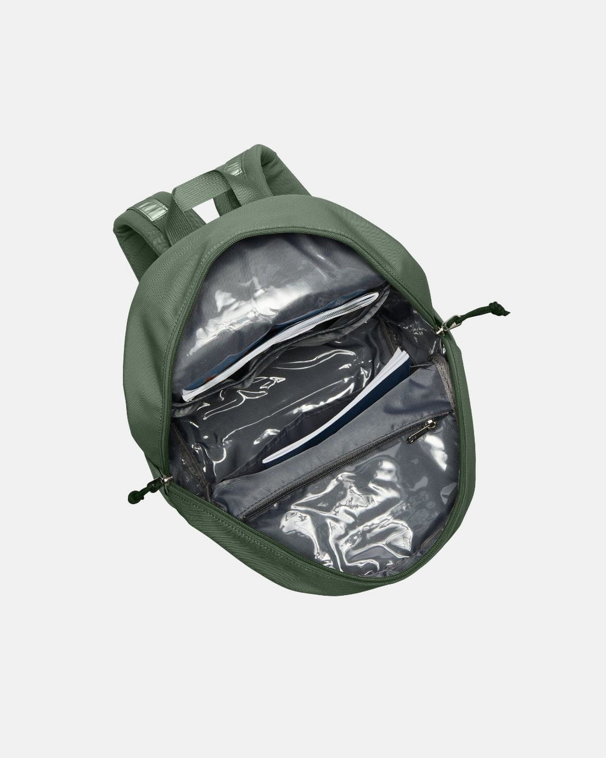 MIMMTI Kids Bag kinderrugzak in mintgroen, open hoofdvak met geïsoleerde binnenkant