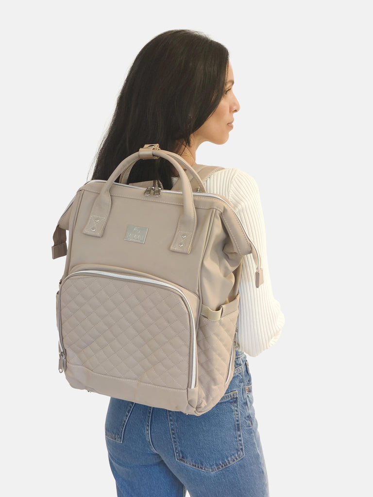 MIMMTI® 2.0 Leren Luiertas, Gezinstas, Reistas