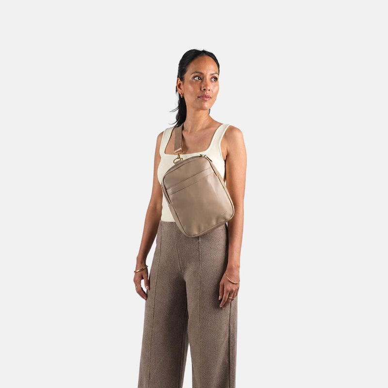 Crossbody gedragen