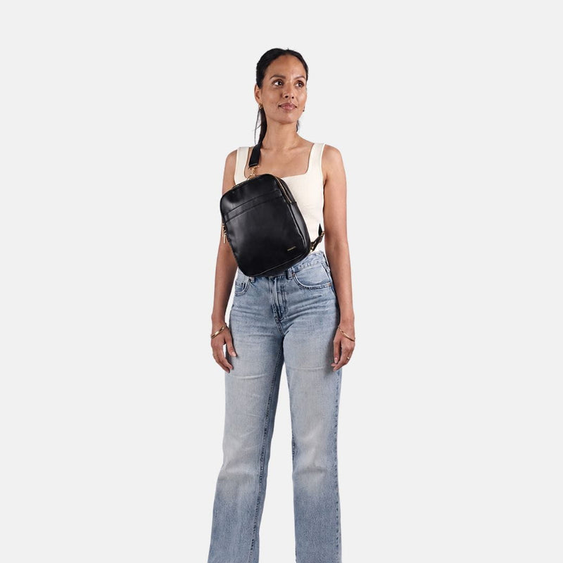 Crossbody gedragen