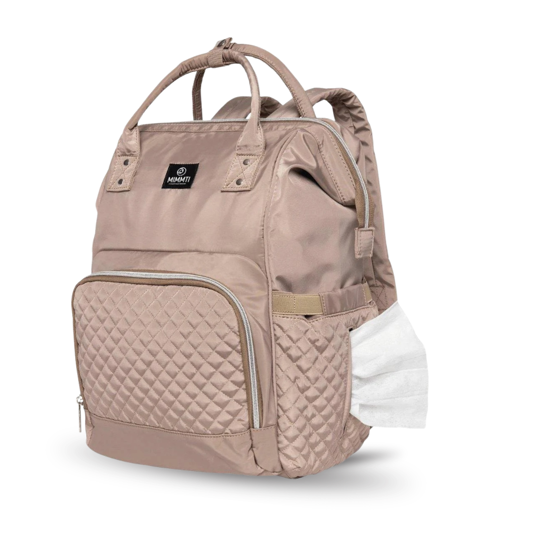 MIMMTI® 2.0 Leder-Wickeltasche, Familientasche, Reisetasche