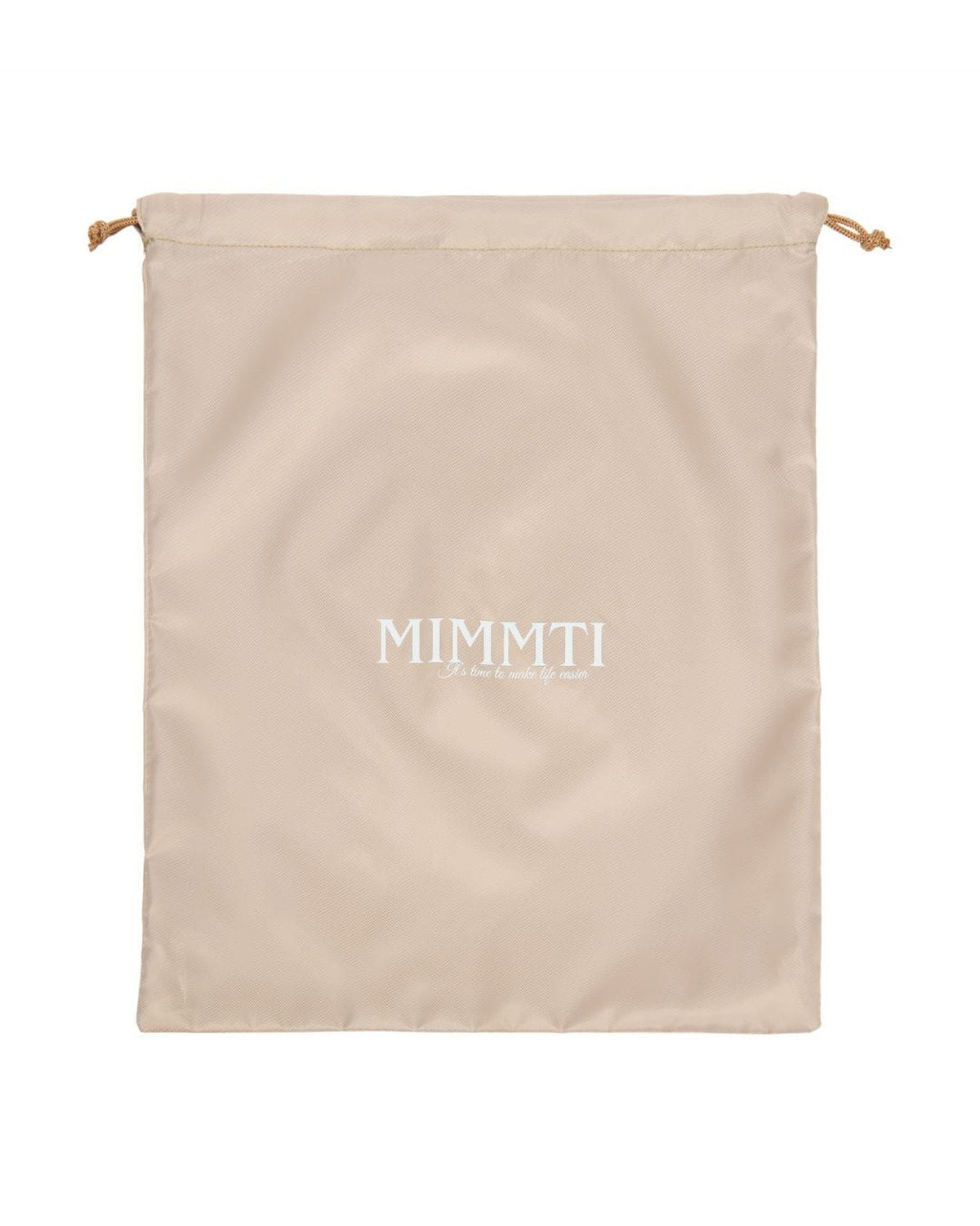 MIMMTI Wash & Go Bag plat, beige opbergzak voor in de luiertas