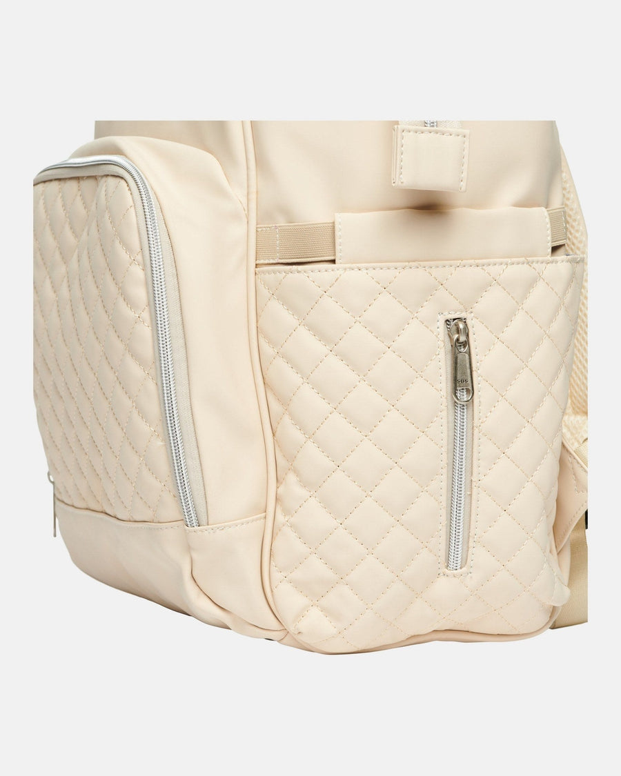 Outlet Duo: NanaBeebi 2.0 crème + outlet kinderrugzak Okergeel