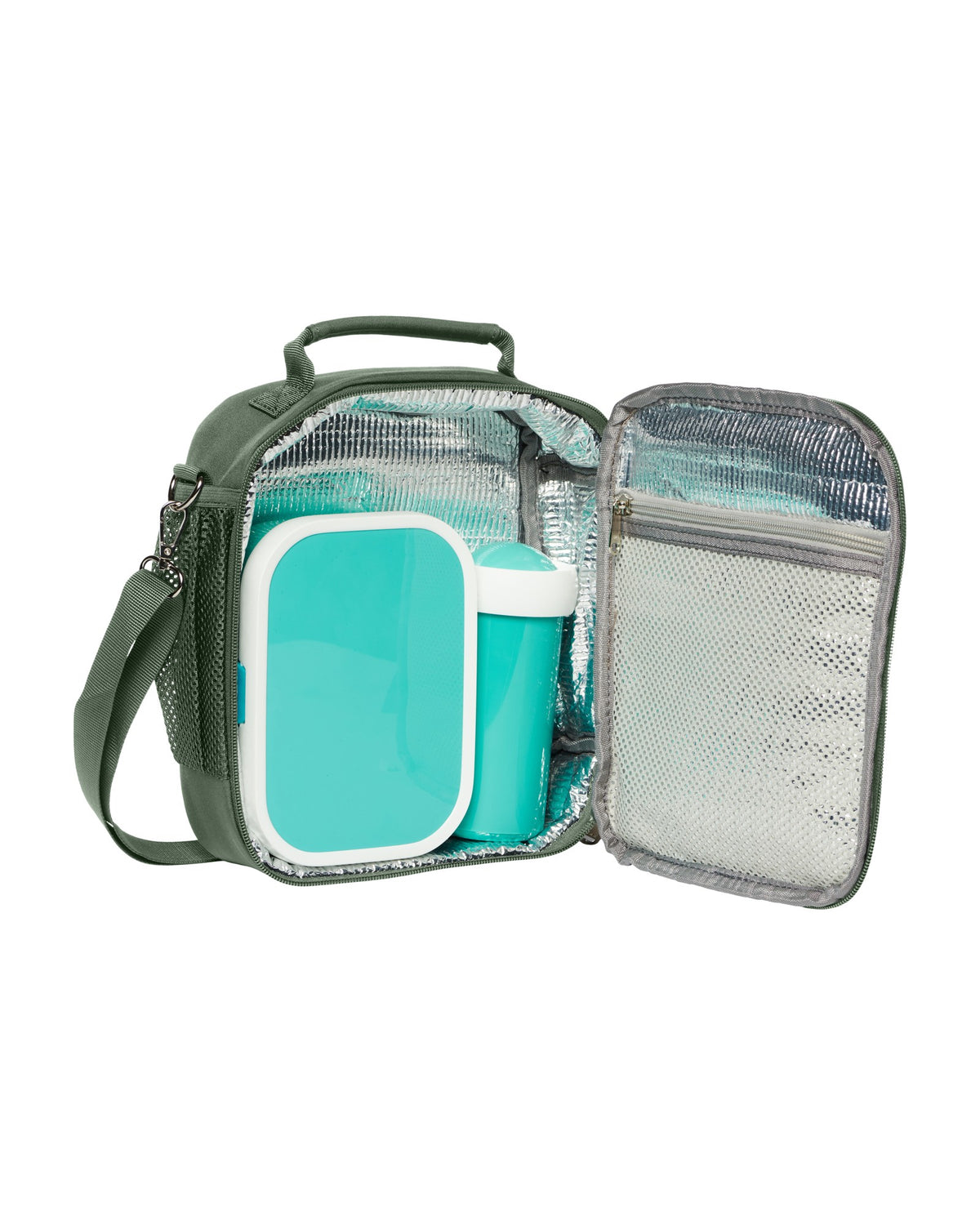 Kids Bag kinderrugzak outlet mintgroen met lunchbag (oud NanaBeebi-logo)