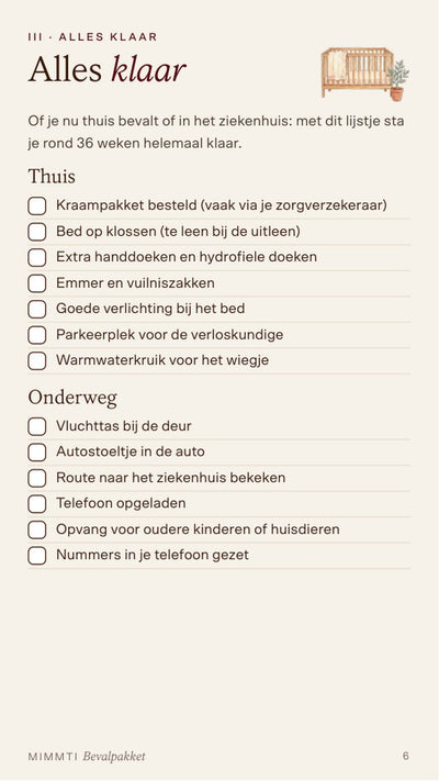 Bereit für die Geburt